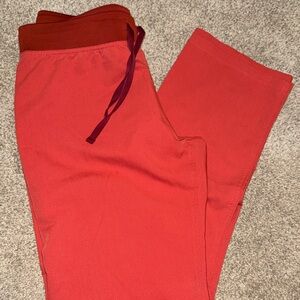 Figs Red Medium Tall Livingston scrub pant